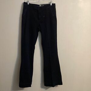 A New Day distressed stretch flare jean, size 14W